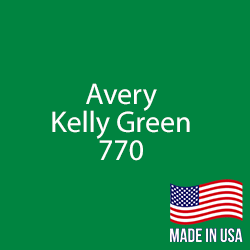 Avery - Kelly Green - 770 - 12" x 24" Sheet