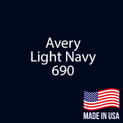 Avery - LT Navy - 690 - 12" x 5 Yard Roll