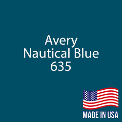 Avery - Nautical Blue - 635 - 12" x 24" Sheet
