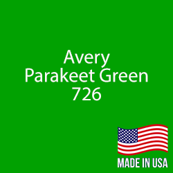 Avery - Parakeet Green - 726 - 12" x 25 Yard Roll