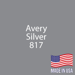 Avery - Silver - 817 - 12" x 25 Yard Roll