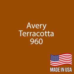 Avery - Terracotta - 960 - 12" x 25 Yard Roll