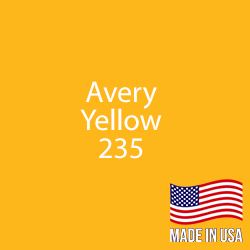 Avery - Yellow - 235 - 12" x 24" Sheet
