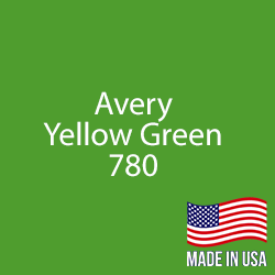 Avery - Yellow Green - 780 - 12" x 25 Yard Roll