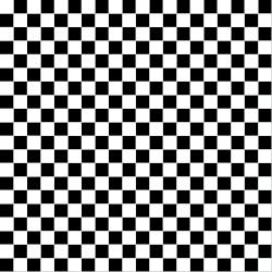 Printed HTV - #105 Black and White Checker