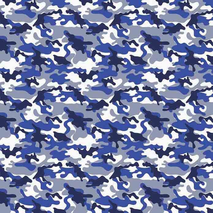 Patterned - Oracal 3651 - Adhesive #162 Blue Camo