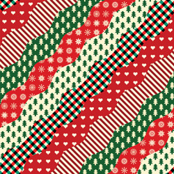 Printed HTV - #284 - Christmas Waves