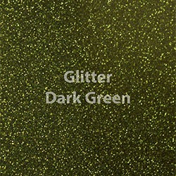 Siser GLITTER Dark Green - 20"x12" Sheet