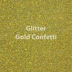 Siser GLITTER Gold Confetti - 5 FOOT x 12" Rolls