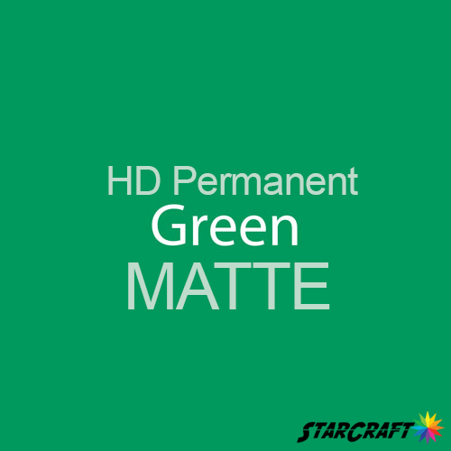 StarCraft HD Permanent Adhesive Vinyl - MATTE - 12" x 12" Sheets - Green