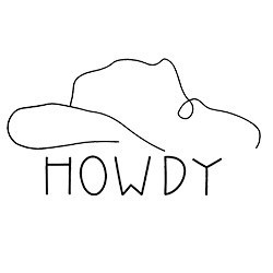 Howdy Line Hat