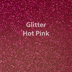 Siser GLITTER Hot Pink - 12"x1yd roll