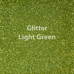 Siser GLITTER Light Green - 20"x12" Sheet