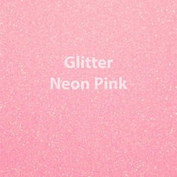 Siser GLITTER Neon Pink - 12"x1yd roll