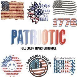 Patriotic Full Color Transfer Bundle