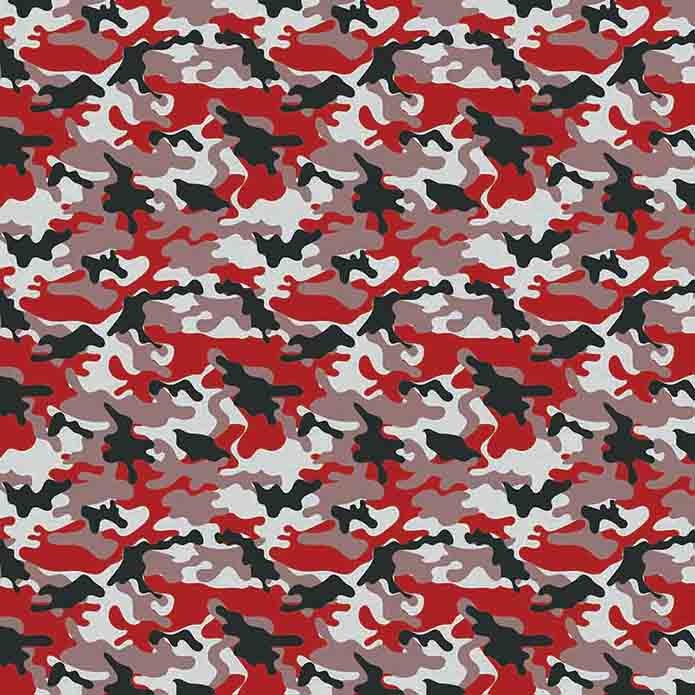 Patterned - - Adhesive #161 Red Camo