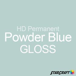 StarCraft HD Permanent Adhesive Vinyl - GLOSS - 12" x 5 Foot - Powder Blue