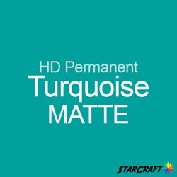 StarCraft HD Permanent Adhesive Vinyl - MATTE - 12" x 24" Sheets - Turquoise
