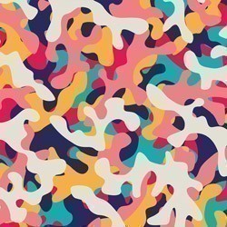 Adhesive Clear Cast - #028 Colorful Camo