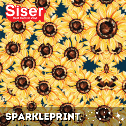 SparklePrint HTV - #022 Watercolor Sunflowers