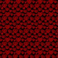 Printed HTV - #036 Red & Black Hearts