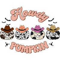 #1114 - Western Howdy Pumpkin