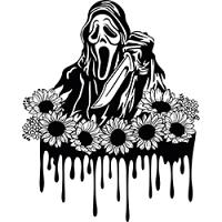 #1130 - Scream & Sunflowers