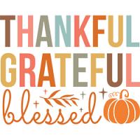 #1208 - Thankful Grateful Blessed
