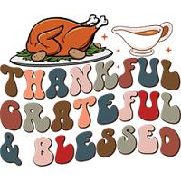 #1214 - Thankful Grateful Blessed Turkey Gravy
