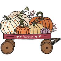 #1299 - Pumpkin Wagon