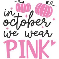 #1358 - In October We Wear Pink Pumpkins