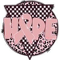 #1370 - Retro Hope BC Checkered Circle