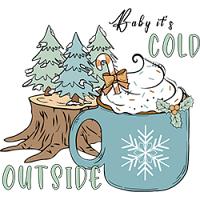 #1393 - Baby it's Cold Outside Mugs