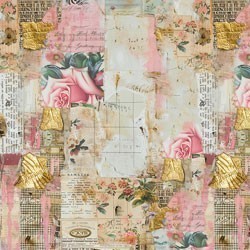 Printed HTV - #141 Roses and Dreams