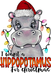 #1422 - Hippo Christmas