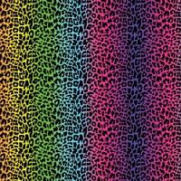  Adhesive  #184 Rainbow Leopard 14" x 5 Foot Roll 