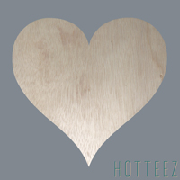 Wood Blank - Heart