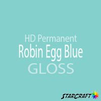 StarCraft HD Permanent Adhesive Vinyl - GLOSS - 12" x 5 Yard - Robin Egg Blue