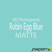 StarCraft HD Permanent Adhesive Vinyl - MATTE - 12" x 5 Yard - Robin Egg Blue