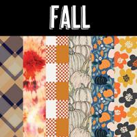 Fall Printed Pattern Bundle - Adhesive