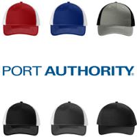 Port Authority® Snapback Five-Panel Trucker Cap