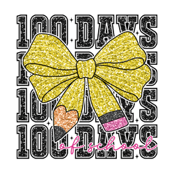 #2580 - 100 Days Of School Glitter