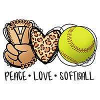 #0317 - Peace Love Softball