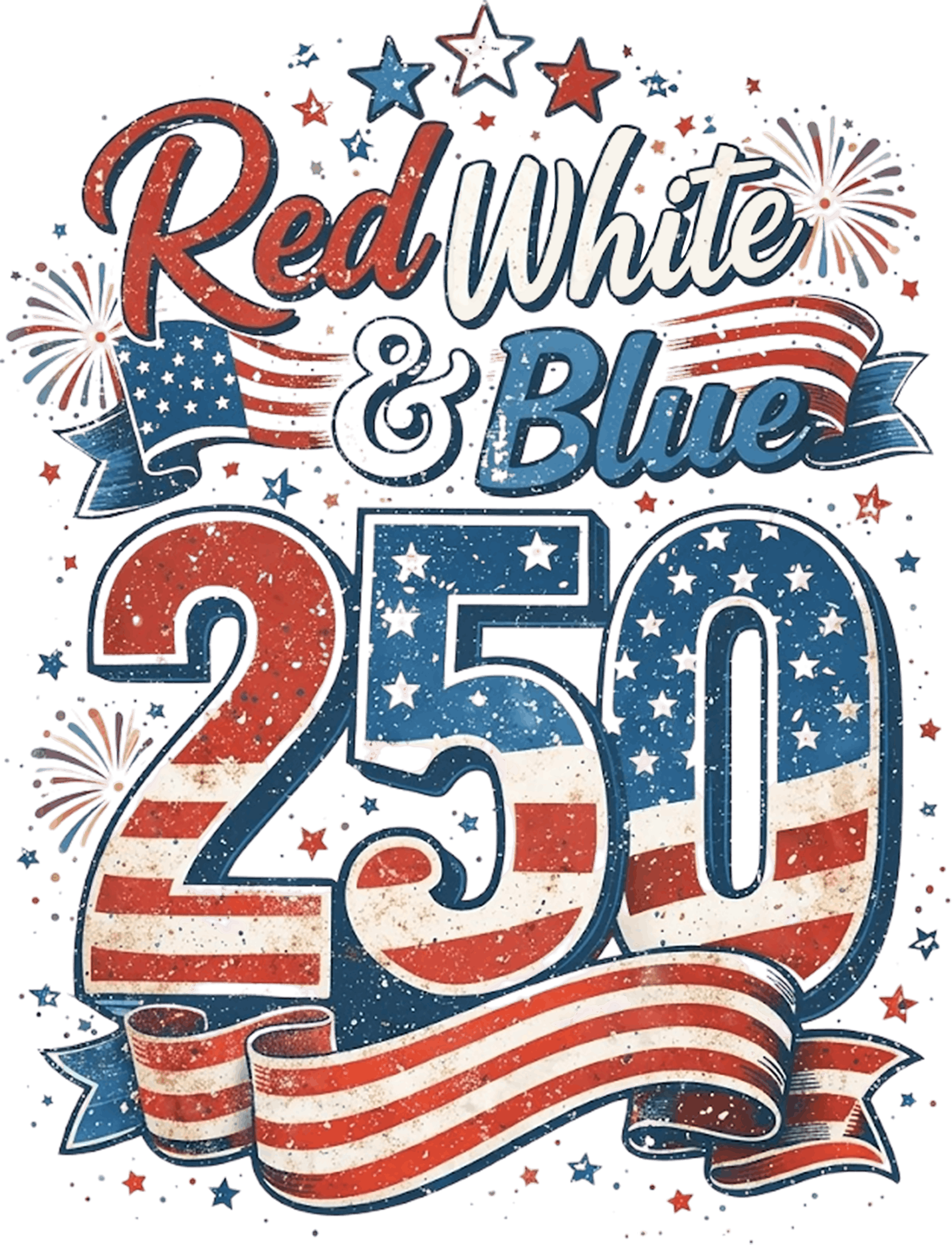 #3386 - Red White & Blue 4Th of July