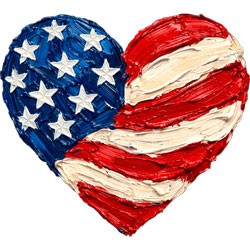 #3399 - Proud American Heart 