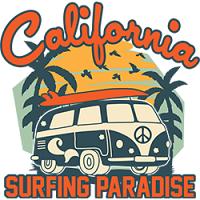 #0445 - California Surfing Paradise