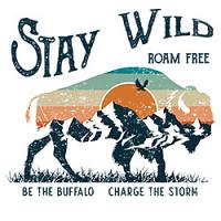 #0470 - Stay Wild Bison