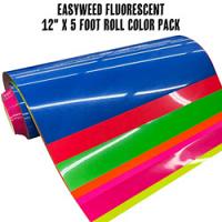 Siser EasyWeed Fluorescent Color Pack 12" x 5 ft rolls