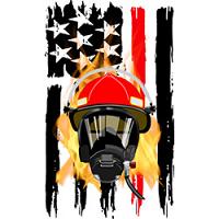 #0614 - Firefighter US Flag