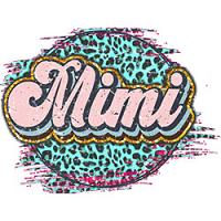 #0666 - Mimi Blue Leopard